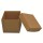 Recycle high quality lid and base kraft paper suare chocolate box price