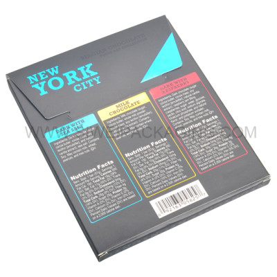 New Arrival chocolate selection box offers with spot UV and matt lamination