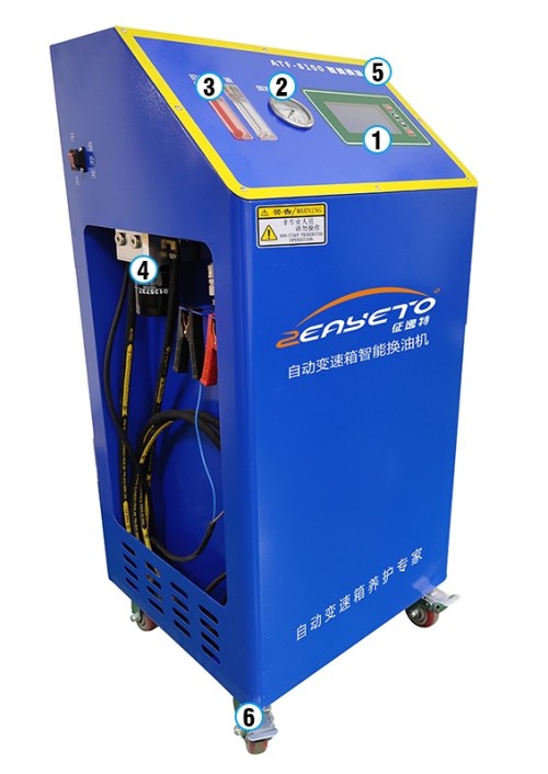 Zeayeto ATF8100 caja de cambios limpiador de fluido de transmisión por flujo de aceite de lavado de aceite