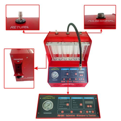 Nozzles cleaning machine the most cheapest injector tester 2019