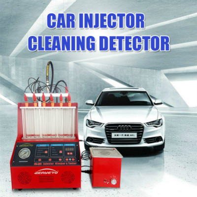 Limpiador y probador de inyectores para la limpieza del sistema de combustible para automóviles con 6 cilindros de gasolina
