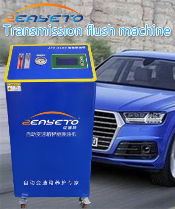Transmission fluid exchanger for auto with transmission flushing
