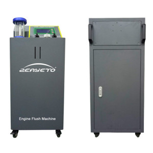 LS-302 Grey Automotive Engine Lubrication System Cleaning Machine Engine Flush Machine