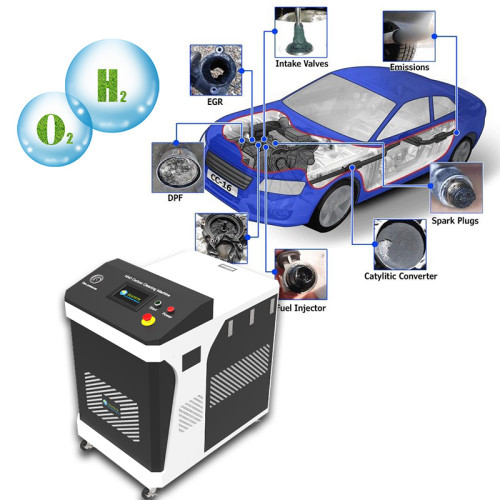 HHO carbon cleaning machine Engine Deposits Removal