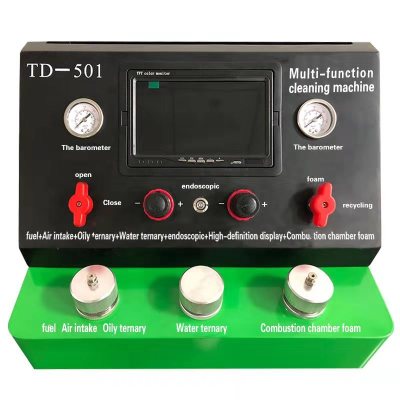 Auto engine depth maintenance fuel system carbon cleaning catalytic converter service