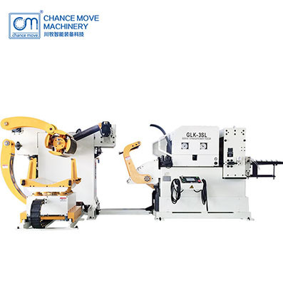 Special for meddle plate type 3-in-1 servo decoiler straightener feeder machine