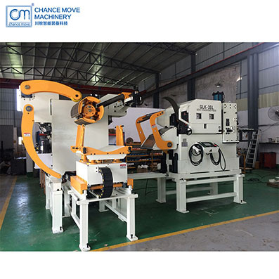 Special for meddle plate type 3-in-1 servo decoiler straightener feeder machine