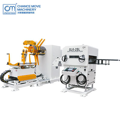 Special for thin plate type 3-in-1 servo decoiler straightener feeder machine