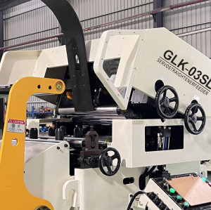 Special for meddle plate type 3-in-1 servo decoiler straightener feeder machine
