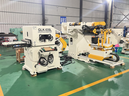 Special for meddle plate type 3-in-1 servo decoiler straightener feeder machine
