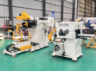 Special for meddle plate type 3-in-1 servo decoiler straightener feeder machine