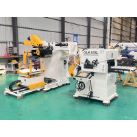Special for meddle plate type 3-in-1 servo decoiler straightener feeder machine