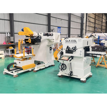 Special for meddle plate type 3-in-1 servo decoiler straightener feeder machine