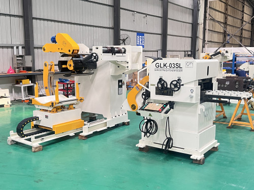 Special for meddle plate type 3-in-1 servo decoiler straightener feeder machine