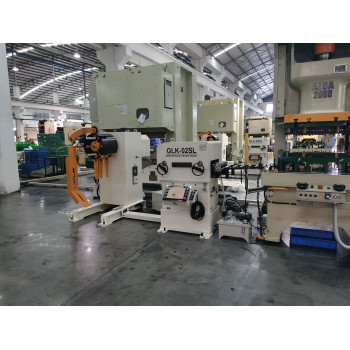 Special for thin plate type 3-in-1 servo decoiler straightener feeder machine