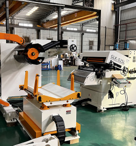 Special for thin plate type 3-in-1 servo decoiler straightener feeder machine