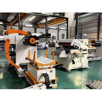 Special for thin plate type 3-in-1 servo decoiler straightener feeder machine
