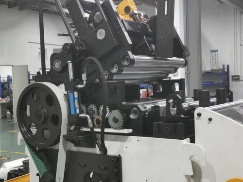 Thick plate type 3-in-1 servo decoiler straightener feeder machine