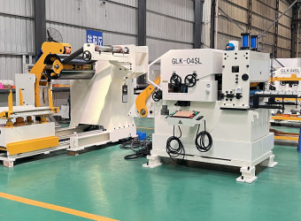 Special for medium plate type 3-in-1 servo decoiler straightener feeder machine