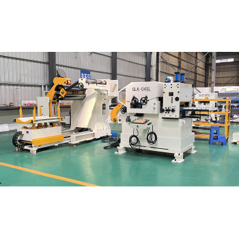 Special for medium plate type 3-in-1 servo decoiler straightener feeder machine
