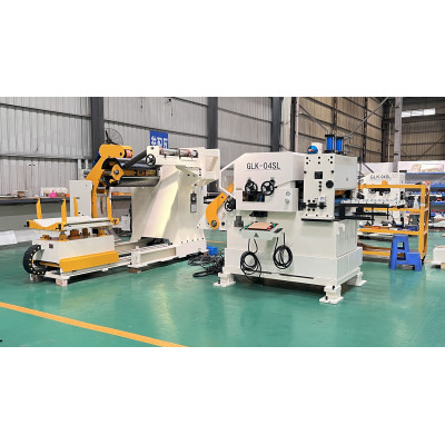 Special for medium plate type 3-in-1 servo decoiler straightener feeder machine