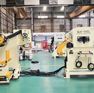 Special for medium plate type 3-in-1 servo decoiler straightener feeder machine