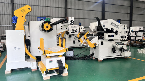Special for medium plate type 3-in-1 servo decoiler straightener feeder machine
