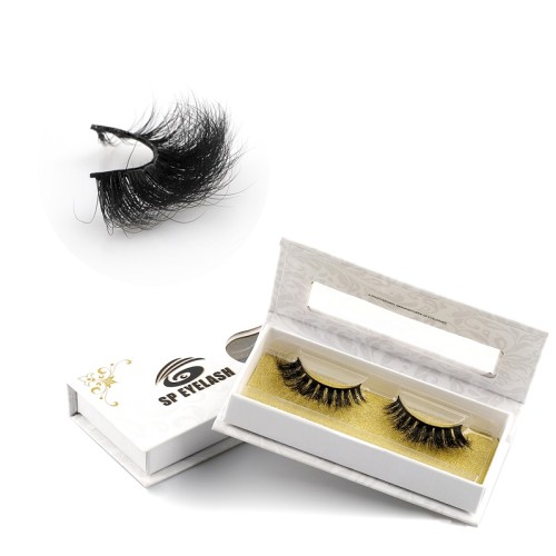 OEM Private Label Luxury Wholesale Own Brand Natural 3D Real Horse Eyelashes