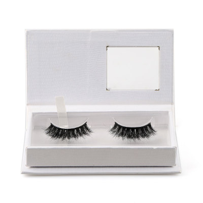 Custom Cruelty Free Diamond Lovely Human Hair Color 3d Silk Lashes Eyelashes