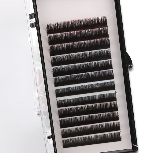 Top Grade Glue Flat Colorful Cluster lashes Eyelash Extensions