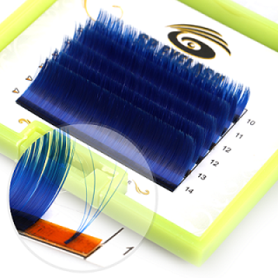 Color eyelash extensions 0.07 c curl hot sale colour eyelashes extension