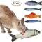 ZYZ PET Stuffed Plush interactive Catnip Fish Cat Toys