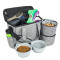 Airline Top Pet Dog Cat Food Travel Tote Backpack Bag For Dog Bowl Food Stuff