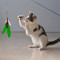ZYZ PET Retractable Interactive Wand Cat Teaser Toy Cat Toy Set Feather Wand