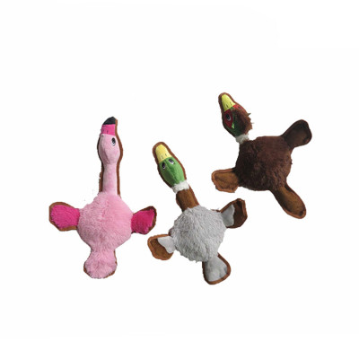 ZYZ PET Luxury Soft Duck Plush Pet Dog Knot Rope Toy