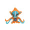 ZYZ PET Monster Octopus Short Plush Pet Dog Toy