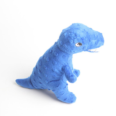 ZYZ PET Soft Blue Tyrannosaurus Pet Interactive Dog Toy