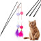 ZYZ PET Interactive Playing Teaser Cat Feature Ball Wand Toy