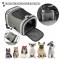 ZYZpet Airline Approved Breathable Portable Pet Travel bag Carrier Dog Backpack