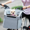 ZYZpet Pet Carrier Bicycle Basket Bag Pet Carrier Booster Backpack for Dogs and Cats