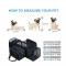 Expandable 4-Side Soft Fleece Bed Crate Roomy Travel Cat Dog Bag Carriers