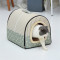 ZYZPet Hot Sale Detachable Plush Luxury Cute Cat Pet Dog Cat Cave Bed