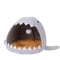 ZYZPet Custom New Design Four Seasons Washable Felt Shark Pet Cat Dog Bed For Pet