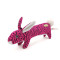ZYZ PET Flying Woven Long Strip Rabbit Squeaky Chew Pet Dog Toys