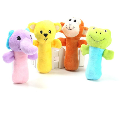 ZYZpet Cute Small Animal Style Vocal Teeth Interactive Squeaky Chew Plush Pet Dog Toys
