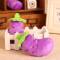 ZYZpet Purple Eggplant Vegetable Pet Toy Interactive Squeaky Chew Plush Pet Dog Toys