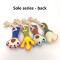 ZYZpet Wholesale Foot Cotton Rope Squeaky Chew Set Pet Dog Toys