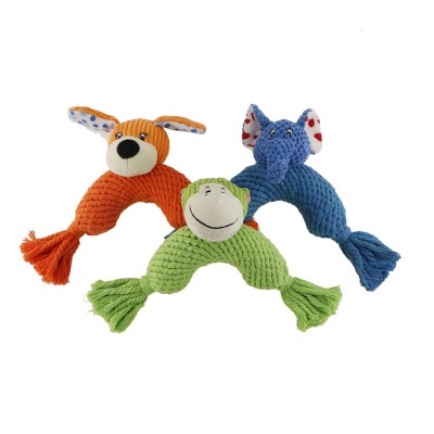 ZYZpet Eco-Friendly Stocked Hand-Woven Super Strong Bite-Resistant Grinding Teeth Cleaning Chew Interactive Rope Animal Pet Dog Toy