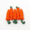ZYZpet Eco-Friendly Spot Wholesale Bulk Cheap Hand-Woven Carrot Interactive Chew Rope Pet Dog Toys For Dog