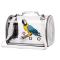 ZYZ PET Small Organizer Soft Weekend Travel Shopping Recycled Handbag Carrier Pet Bird Tote Bag